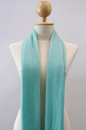 100% Cashmere Cadet Blue Pashmina Shawl/Scarf