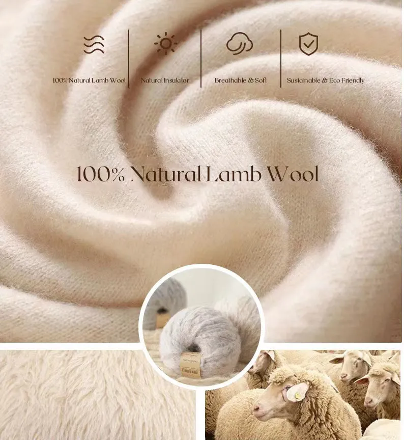 100% Lamb Wool Donna Scarves