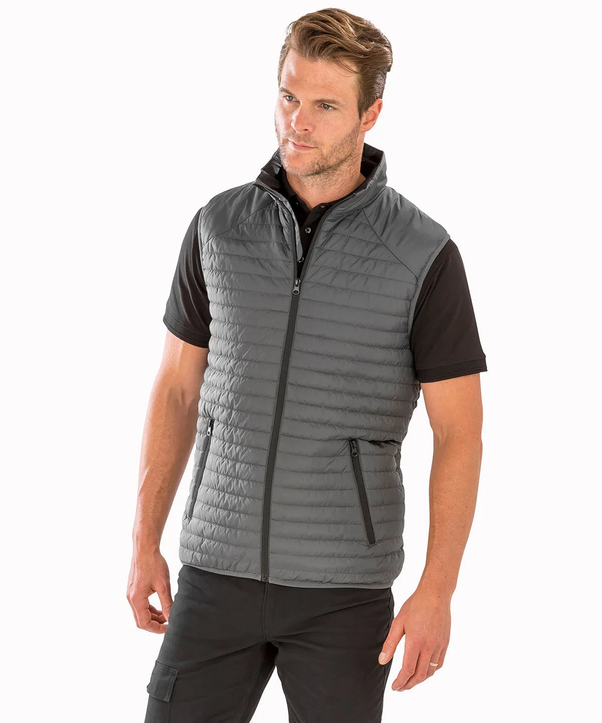 Black/Black - Thermoquilt gilet