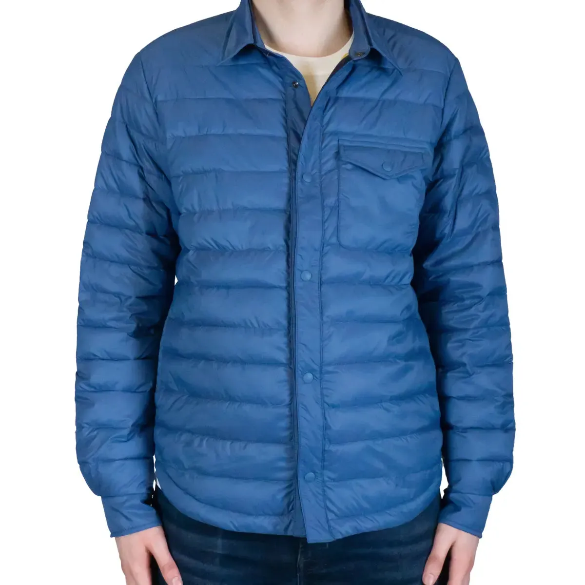 Blue ‘Pack It Up’ 12OZ Eco-Down Jacket