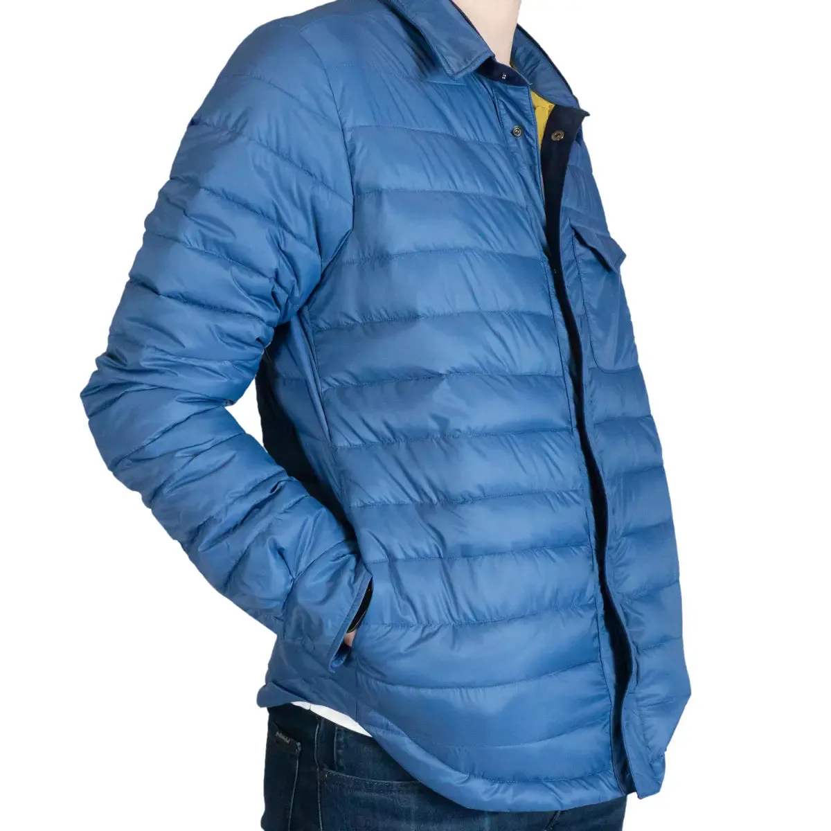 Blue ‘Pack It Up’ 12OZ Eco-Down Jacket