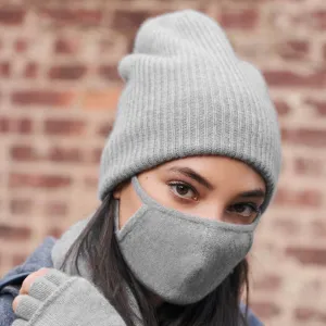 Cashmere Face Mask - Heather Grey