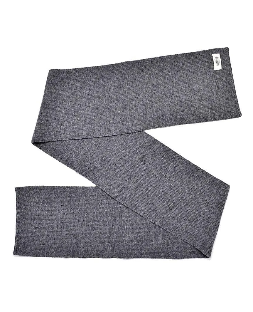 Concrete Grey Wool Scarf