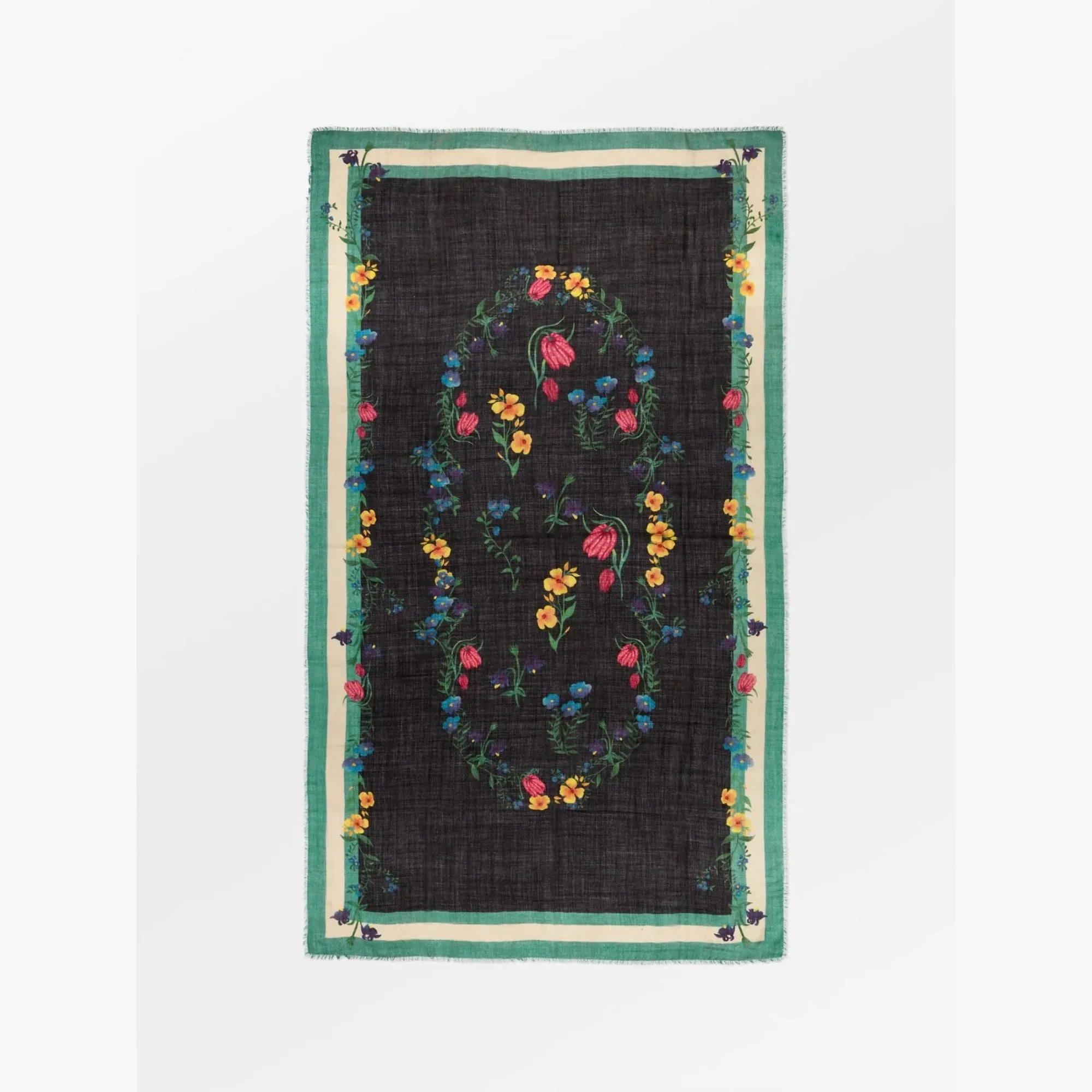 Deck Sondergaard Florica Woo Scarf in Black