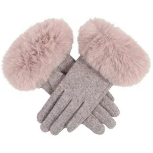 Dents Faux Cuff Gloves - Lilac