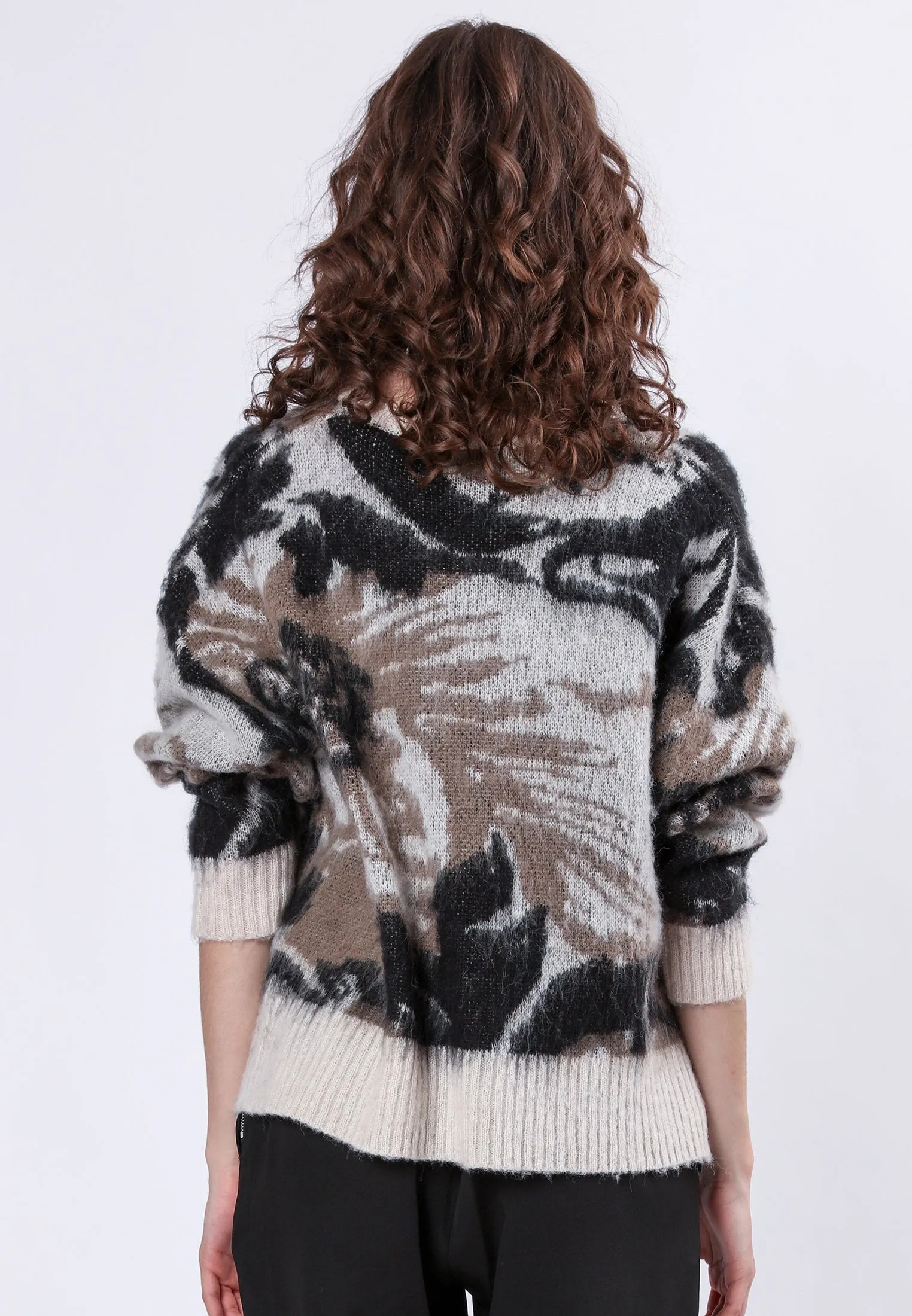 ECCENTRIC JUMPER STONE & TAUPE