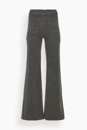 Florence Cord Pant in Vintage Grey