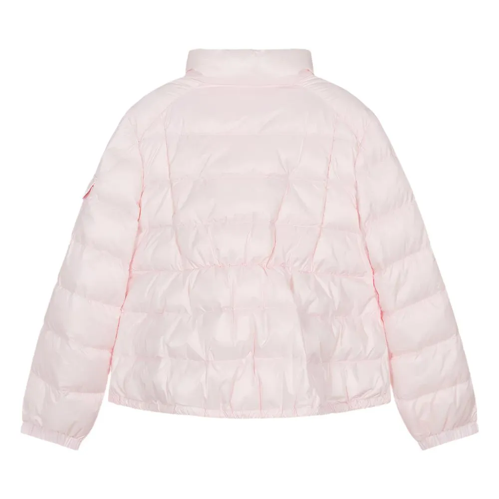 Girls Moncler Pink Aminia Down Puffer Jacket