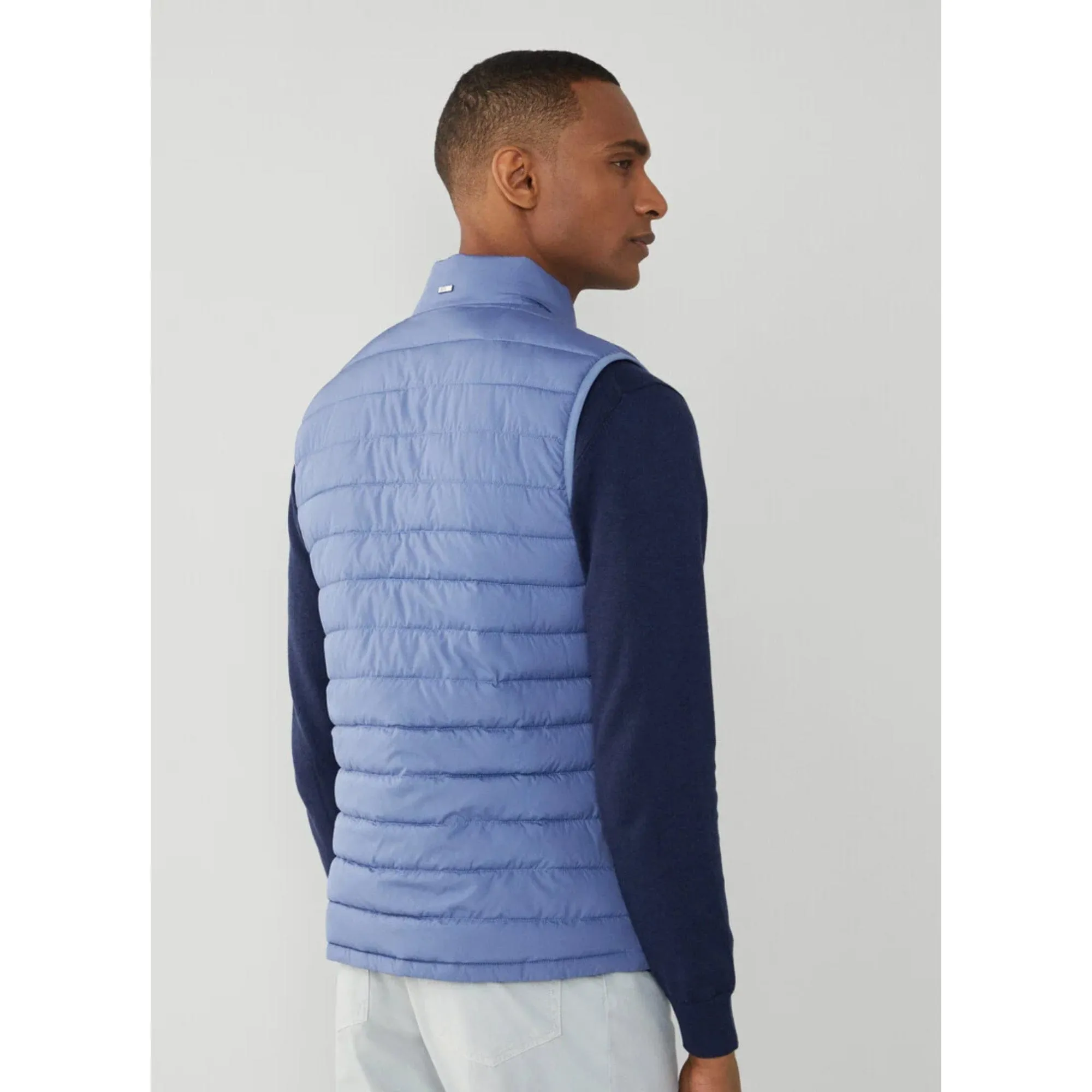 Hackett Ultra Lightweight Gilet in Avio Blue