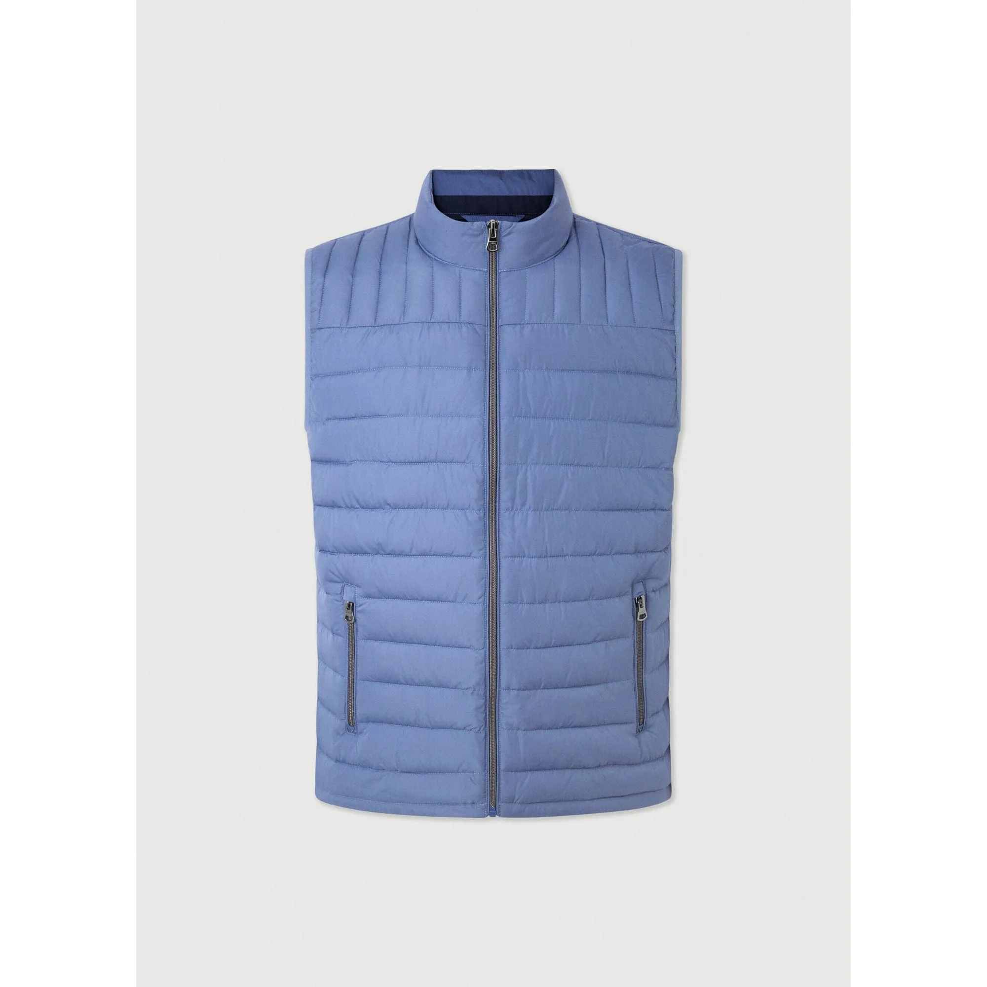 Hackett Ultra Lightweight Gilet in Avio Blue