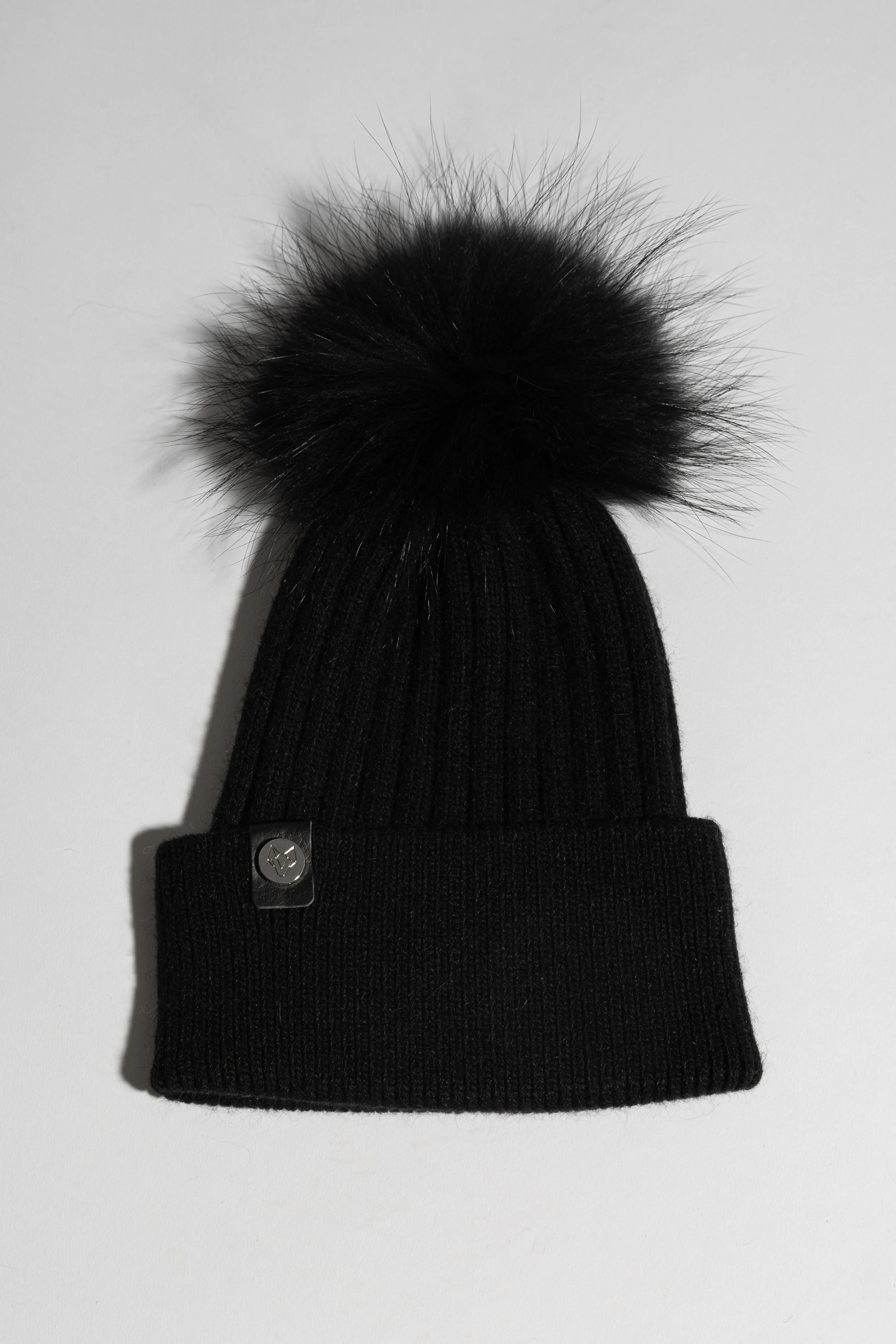 Harley Pom Pom Hat - Black