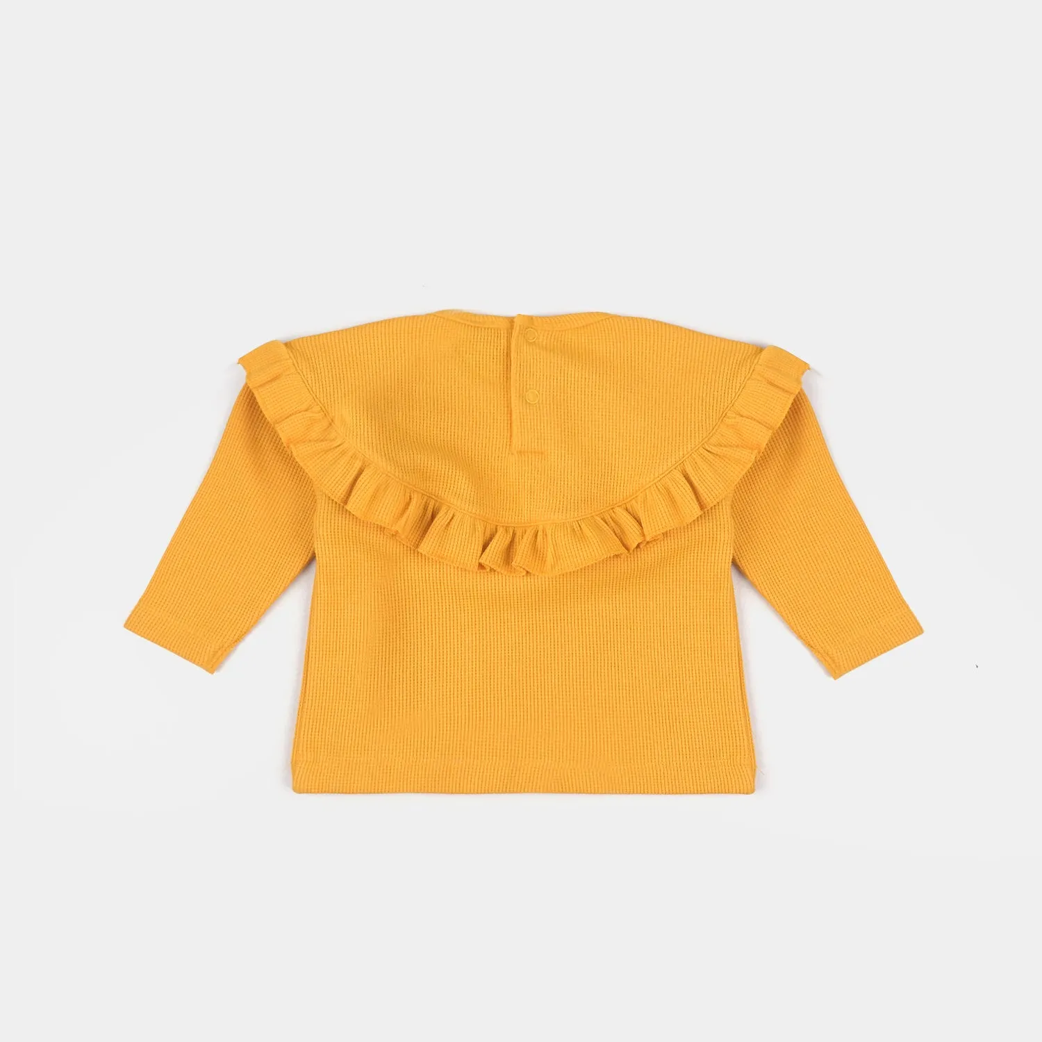 Infant Girls Thermal Suit Fashion Frill-Citrus