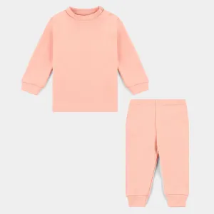 Infant Unisex Thermal Suit Peach