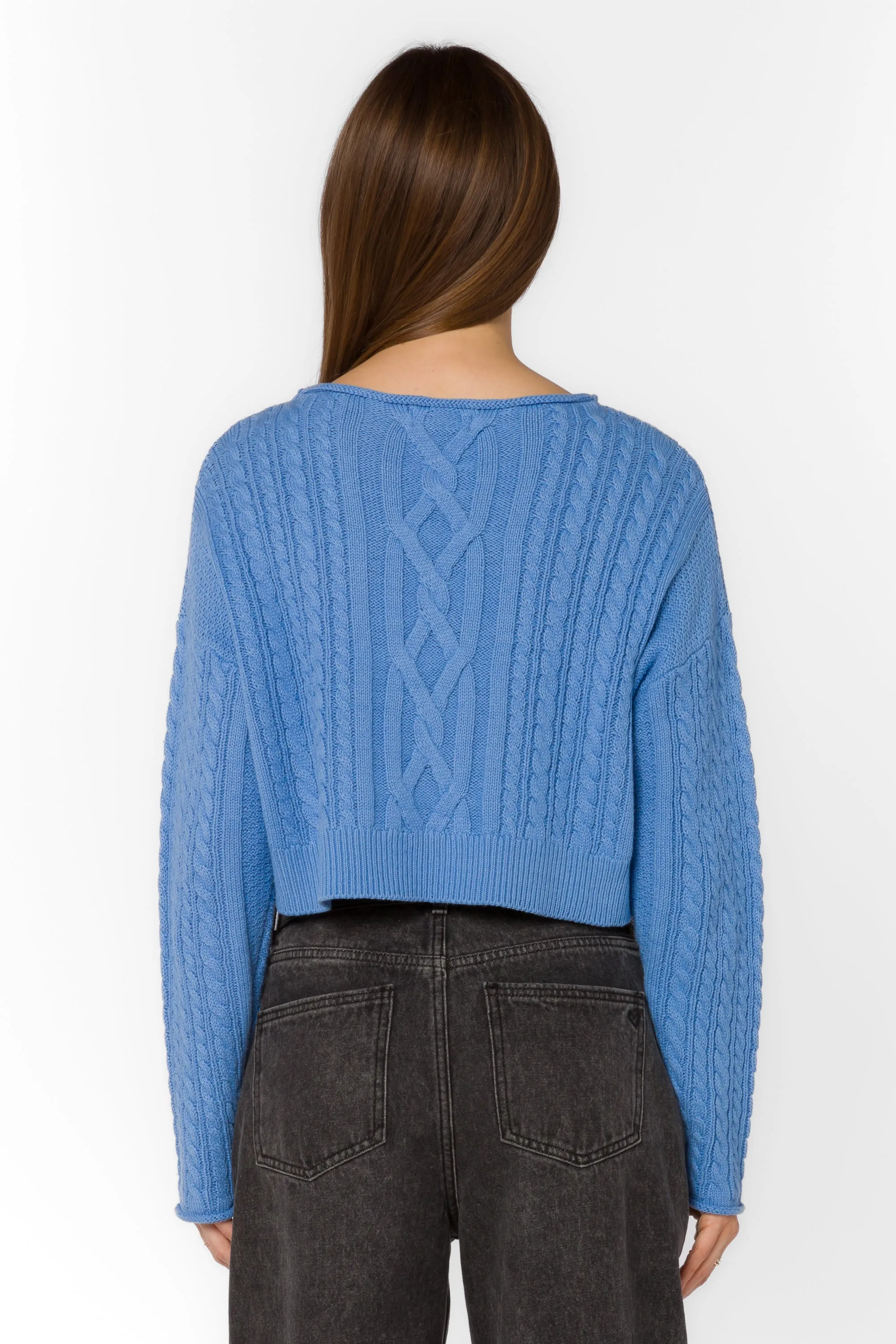 Jennevie Baja Blue Sweater