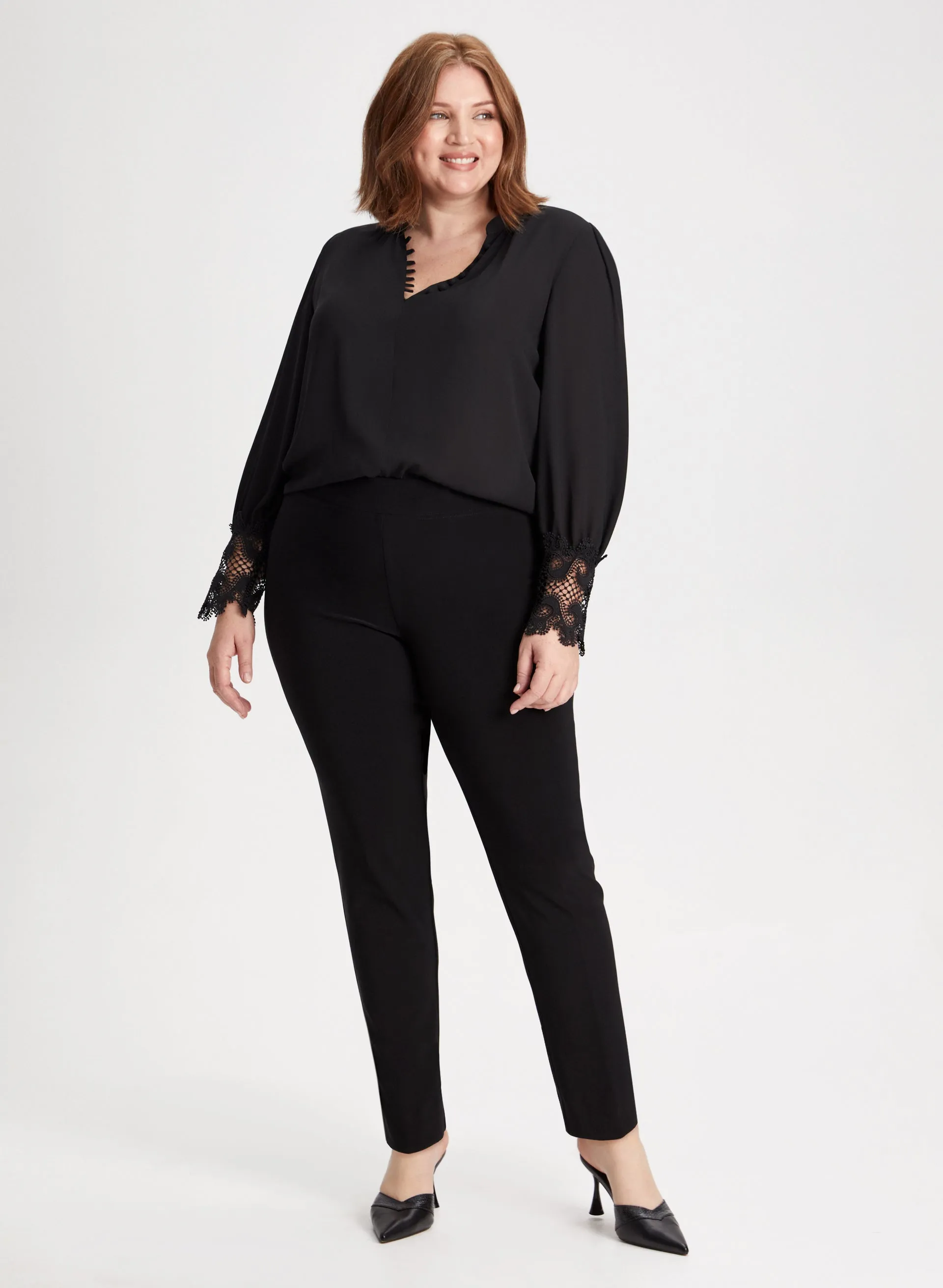 Joseph Ribkoff - Pull-On Slim Leg Pants