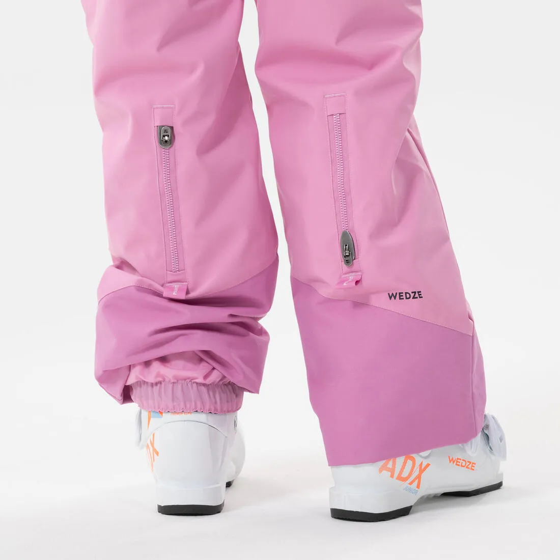 KIDS’ WARM AND WATERPROOF SKI TROUSERS  - 500 PNF