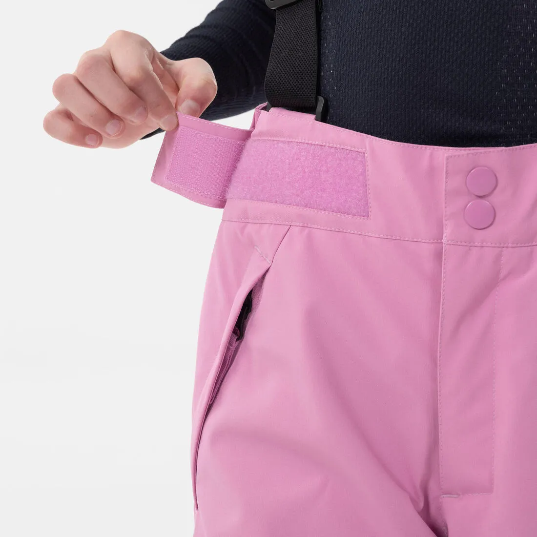 KIDS’ WARM AND WATERPROOF SKI TROUSERS  - 500 PNF