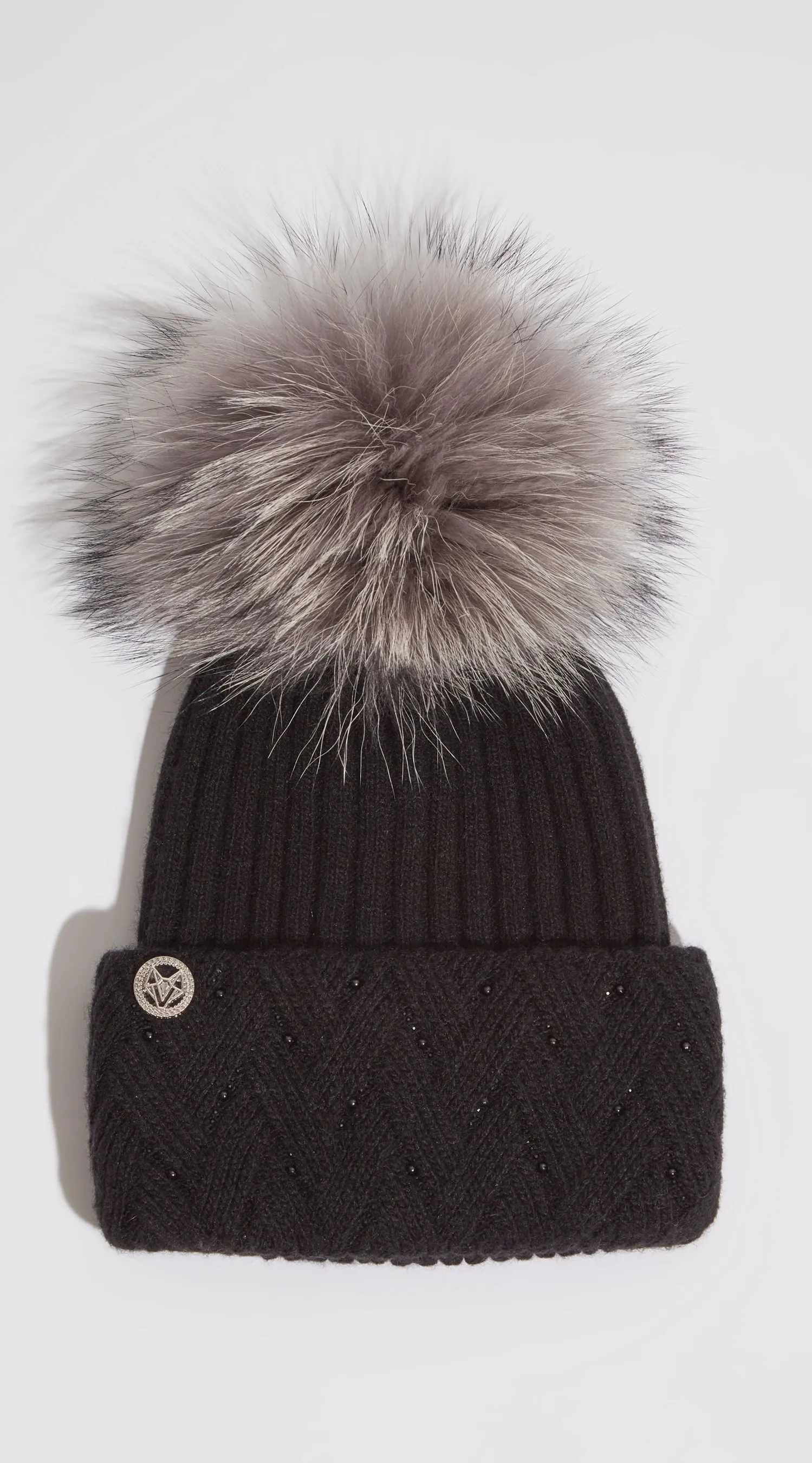 Lexa Pom Pom Hat - Black