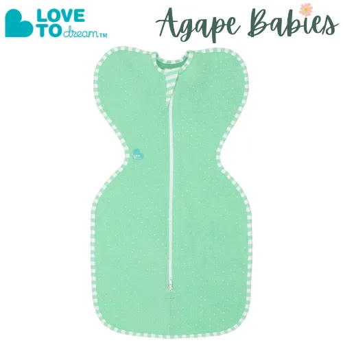 Love To Dream Swaddle UP Summer Lite 0.2 tog Mint - 3 sizes