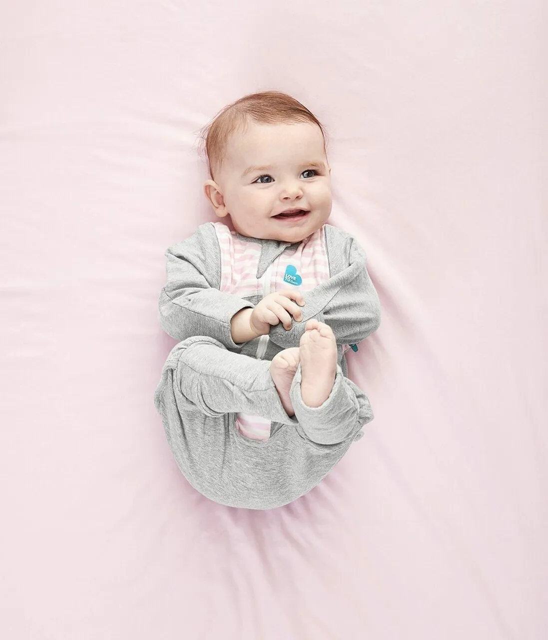 Love To Dream Swaddle UP Transition Suit 1.0 Tog Original Pink