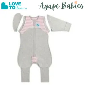 Love To Dream Swaddle UP Transition Suit 1.0 Tog Original Pink