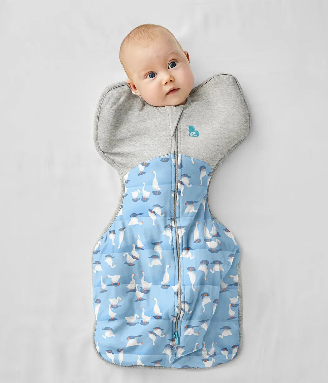 Love To Dream Swaddle Up Warm 2.5 TOG - Dusty Blue Silly Goose