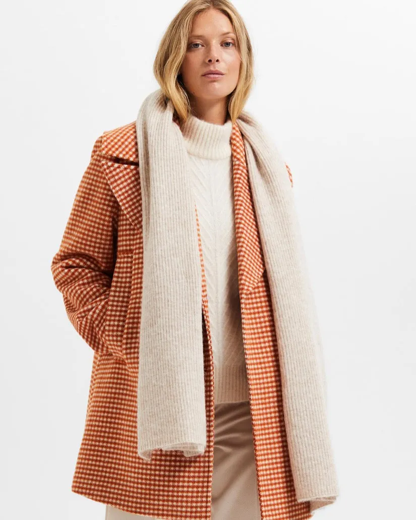 Lulu Linna Knit Scarf Birch Melange