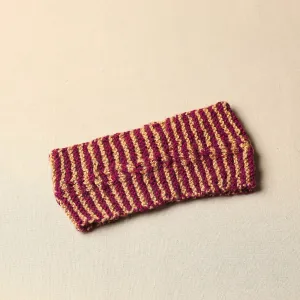 Maroon - Kumaun Hand Knitted Woolen Warm Headband 29