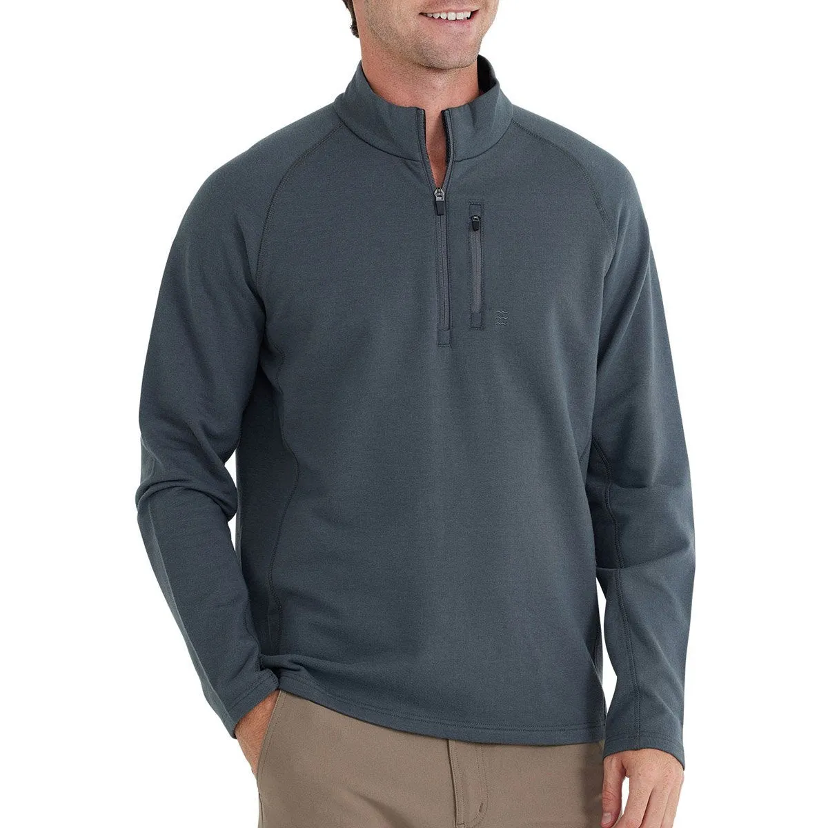 Men's Bamboo Heritage Fleece Quarter Zip