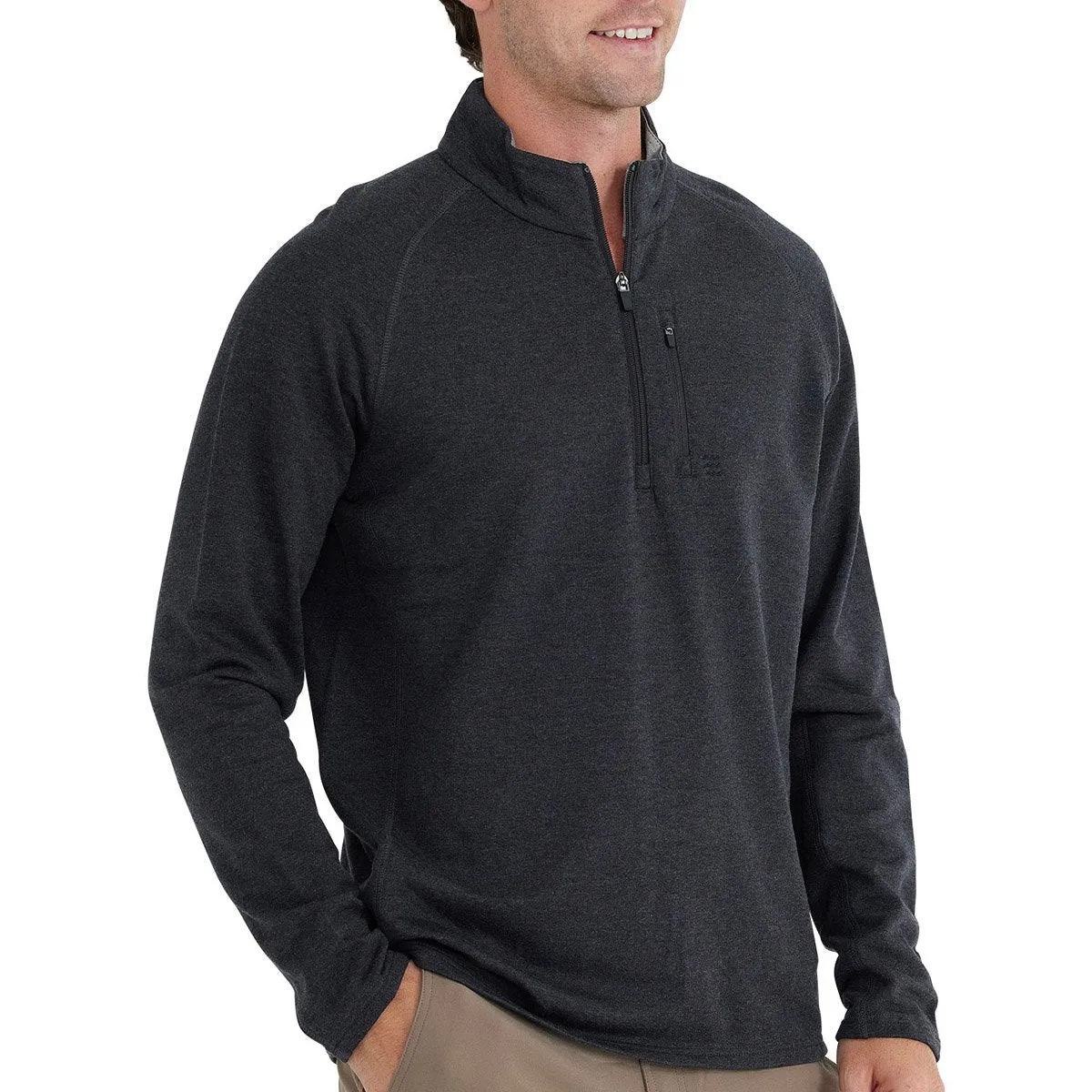 Men's Bamboo Heritage Fleece Quarter Zip