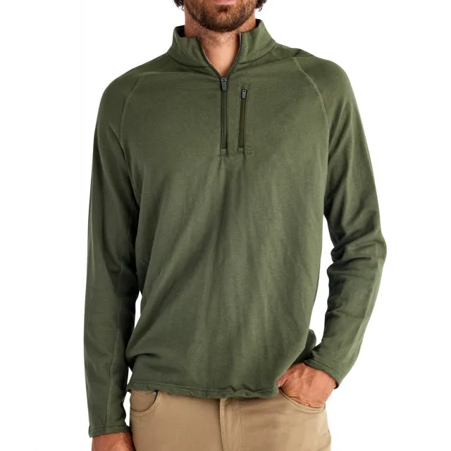 Men's Bamboo Heritage Fleece Quarter Zip