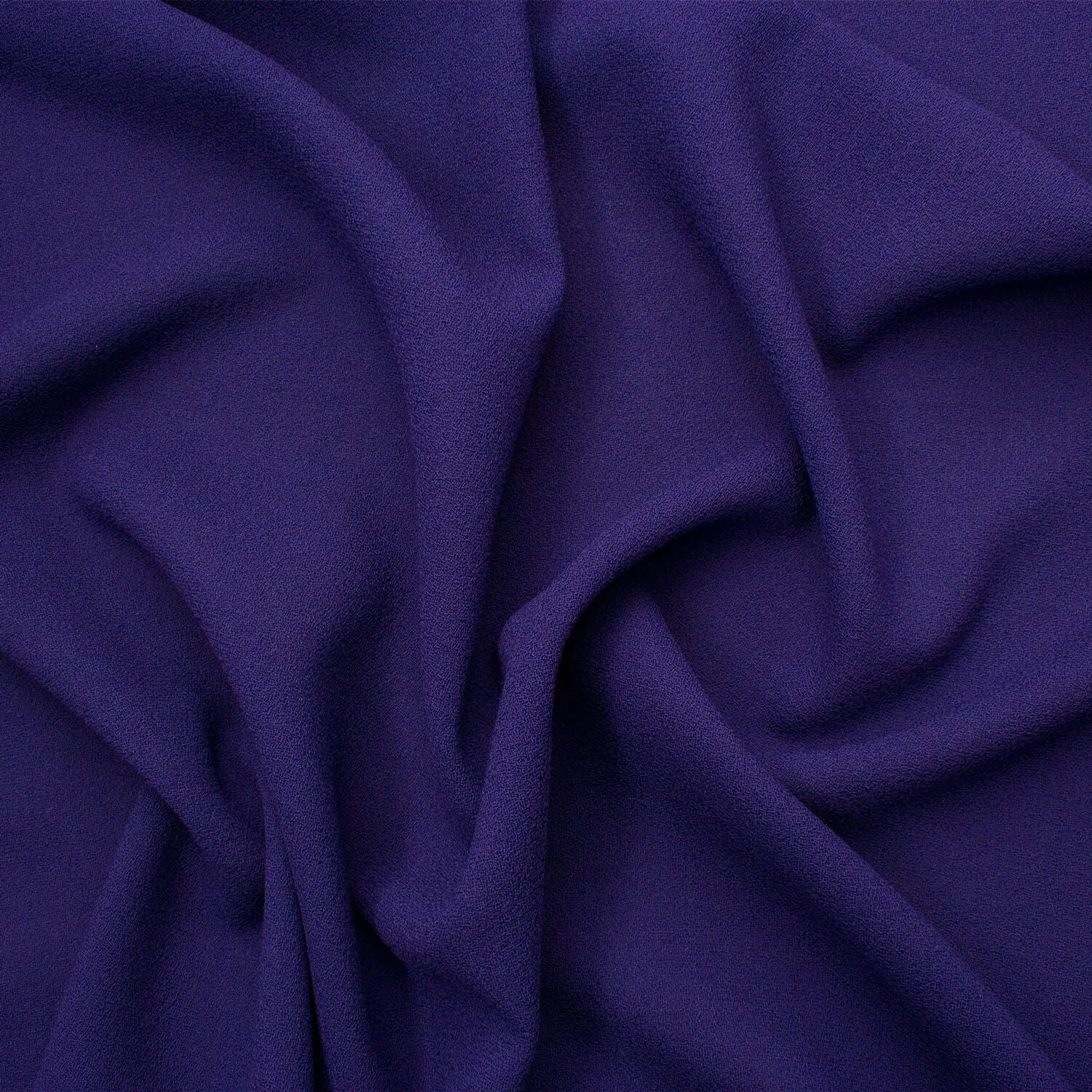 Purple/Blue Single Wool Crêpe