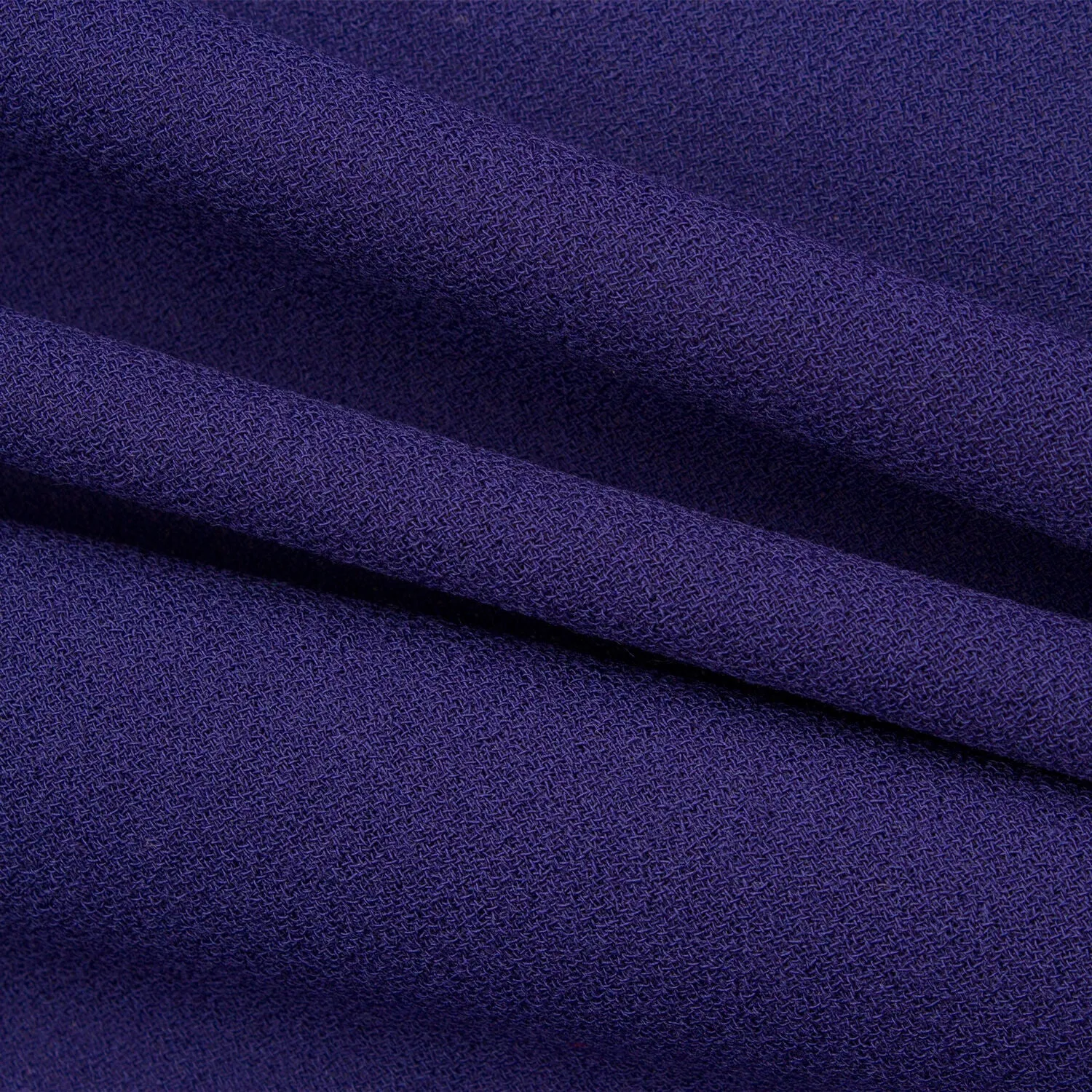 Purple/Blue Single Wool Crêpe