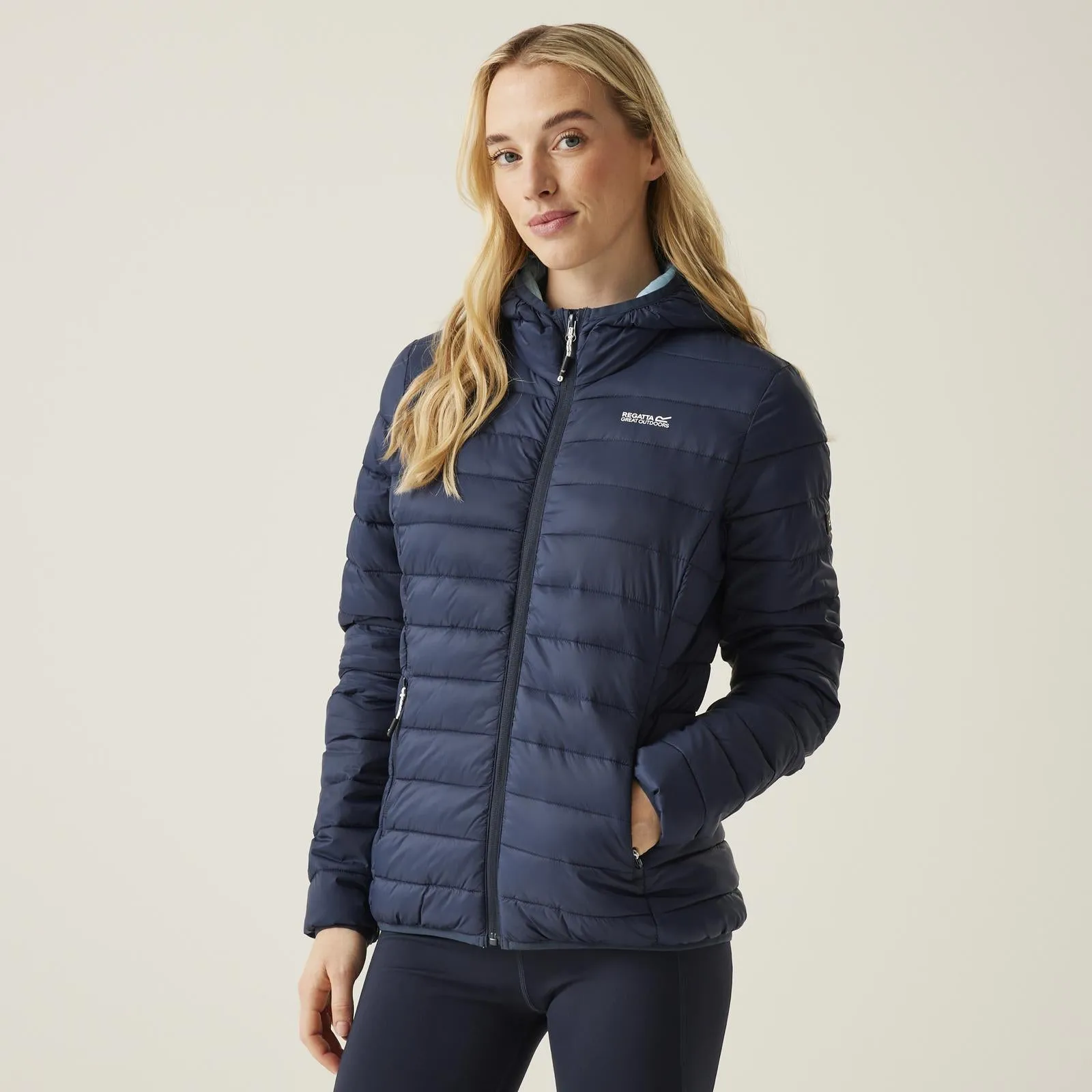 Regatta Womens Marizon Hooded Baffled Jacket Coat