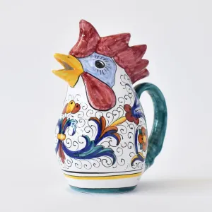 Ricco Deruta 1L rooster pitcher