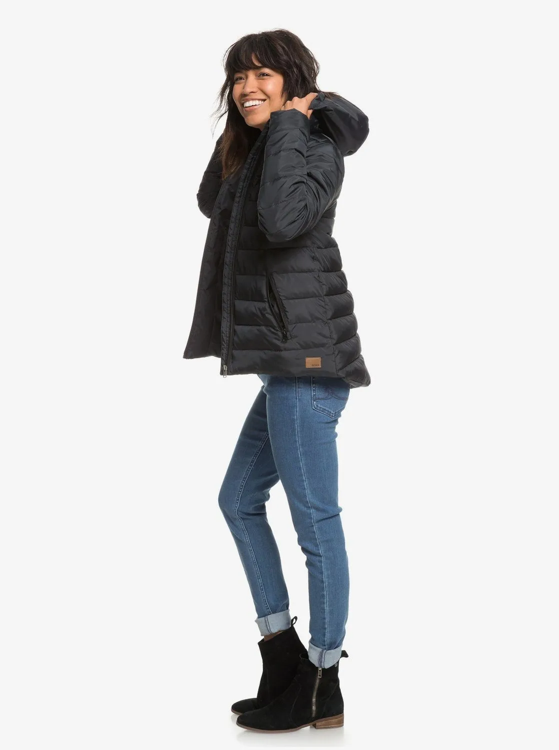 Roxy Rock Peak Padded Jacket - True Black