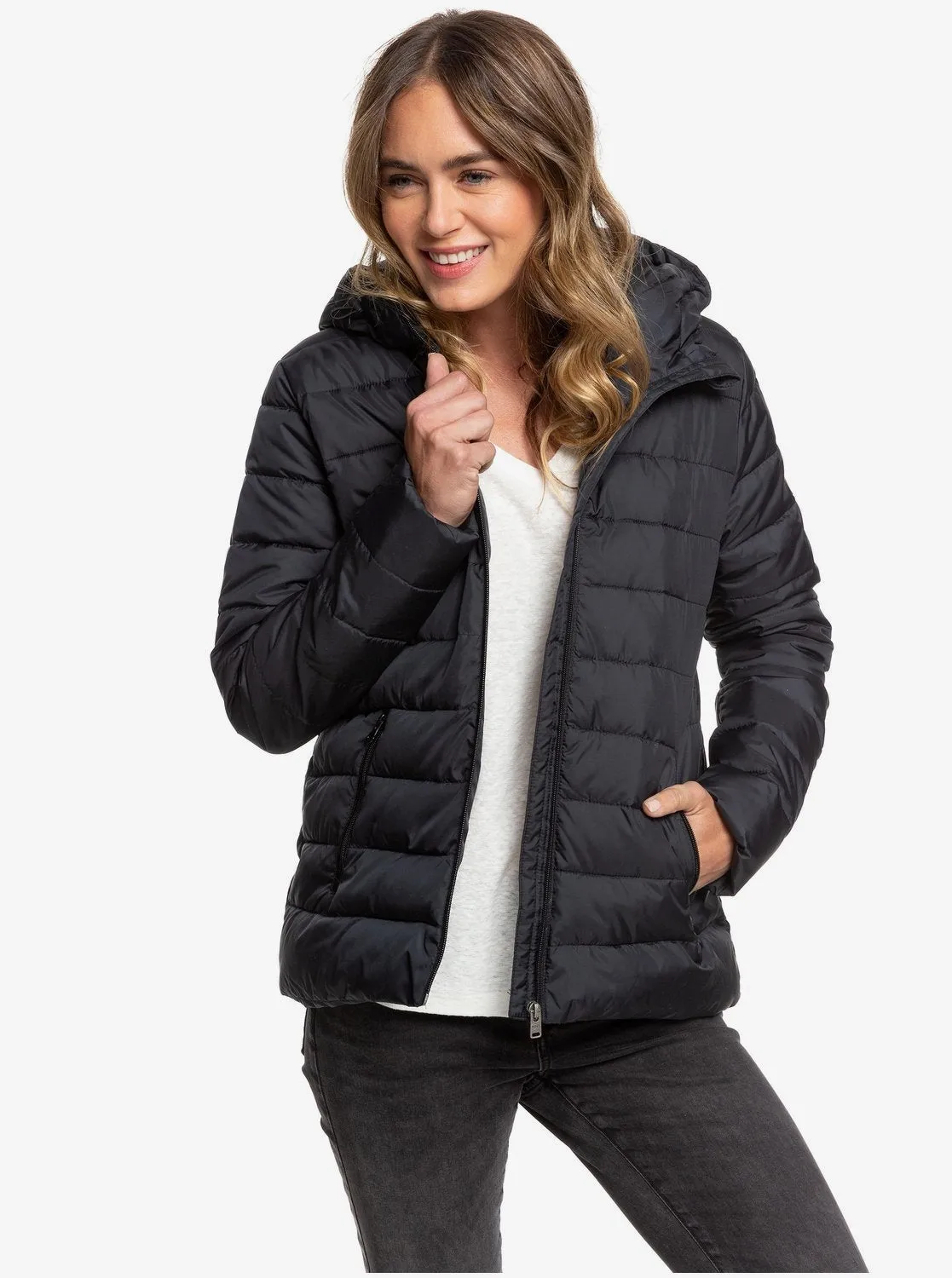 Roxy Rock Peak Padded Jacket - True Black