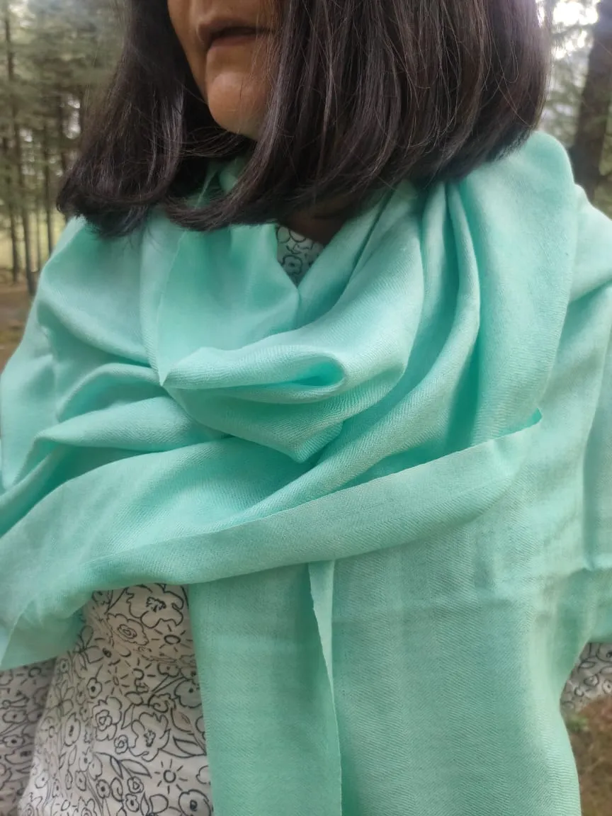 Silk wool scarf