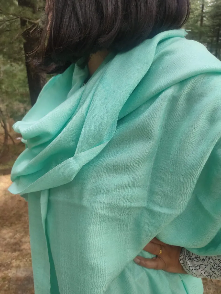 Silk wool scarf