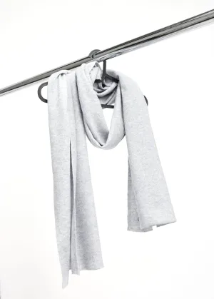 SOFT MERINO WOOL SCARF GREY