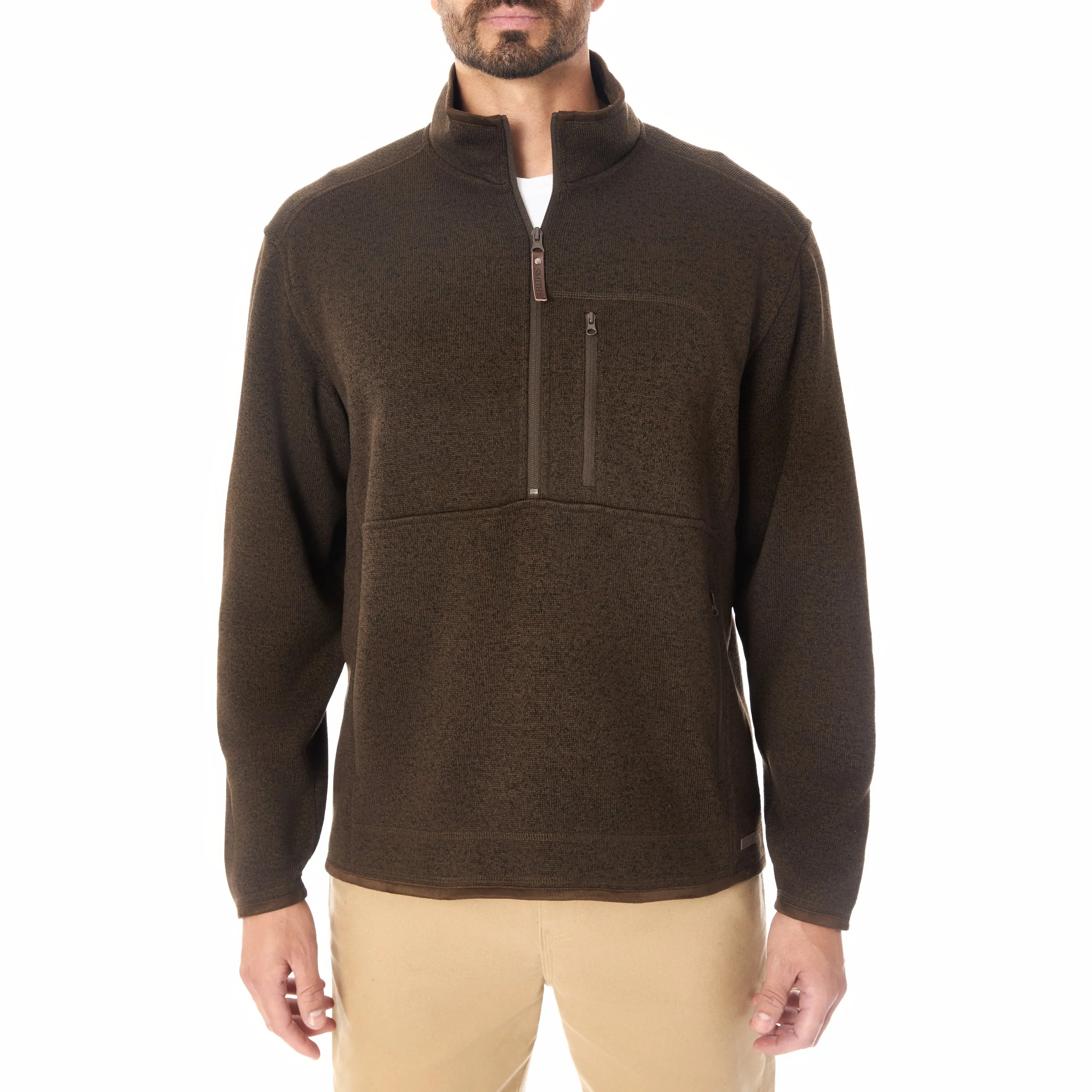 SWEATER FLEECE QUARTER ZIP PULLOVER