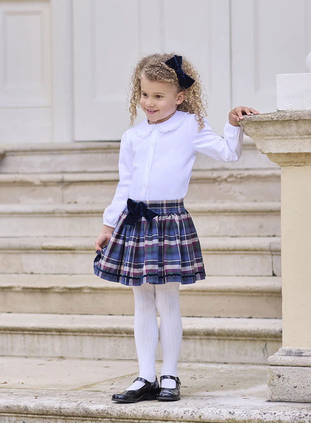 Tartan Bow Skirt