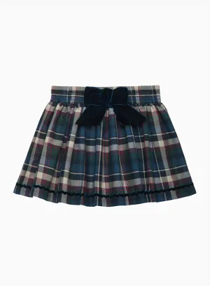 Tartan Bow Skirt