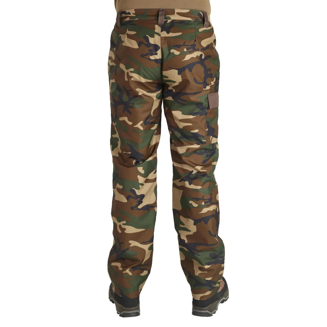 WARM WATERPROOF HUNTING TROUSERS 100 - CAMO