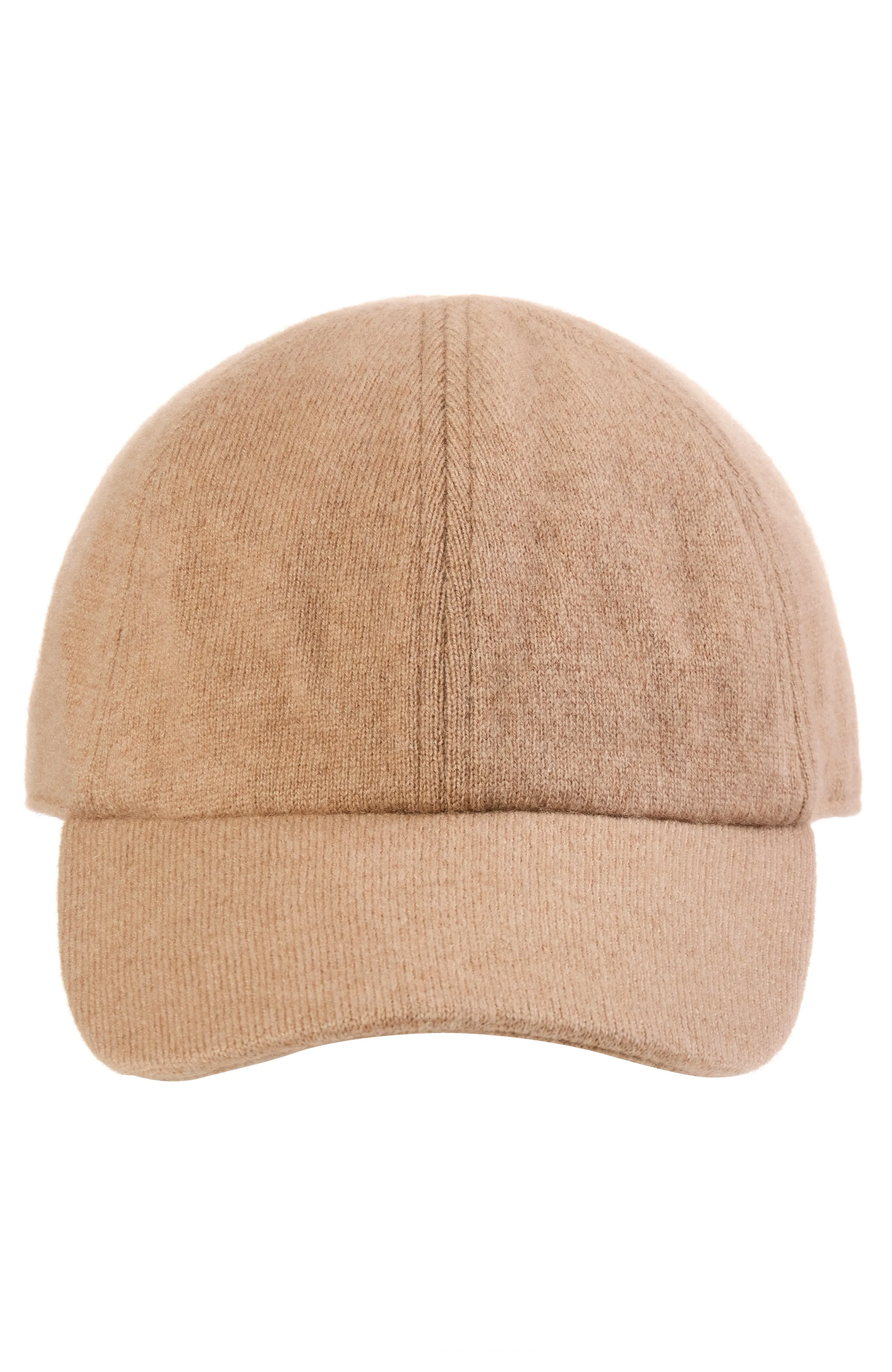 WOMEN'S CASHMERE KNIT BASEBALL CAP