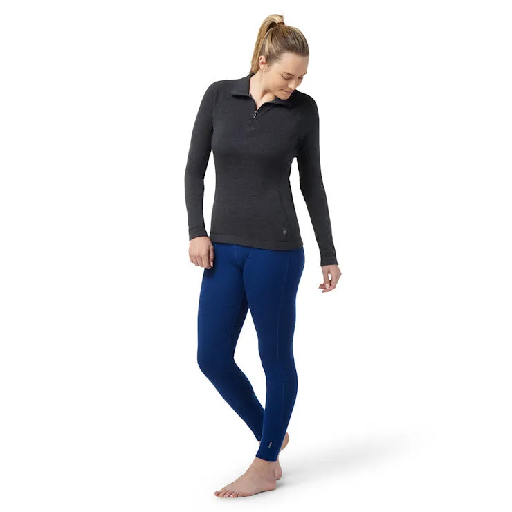 Women's Classic Thermal Merino Base Layer Quarter-Zip - Charcoal Heather