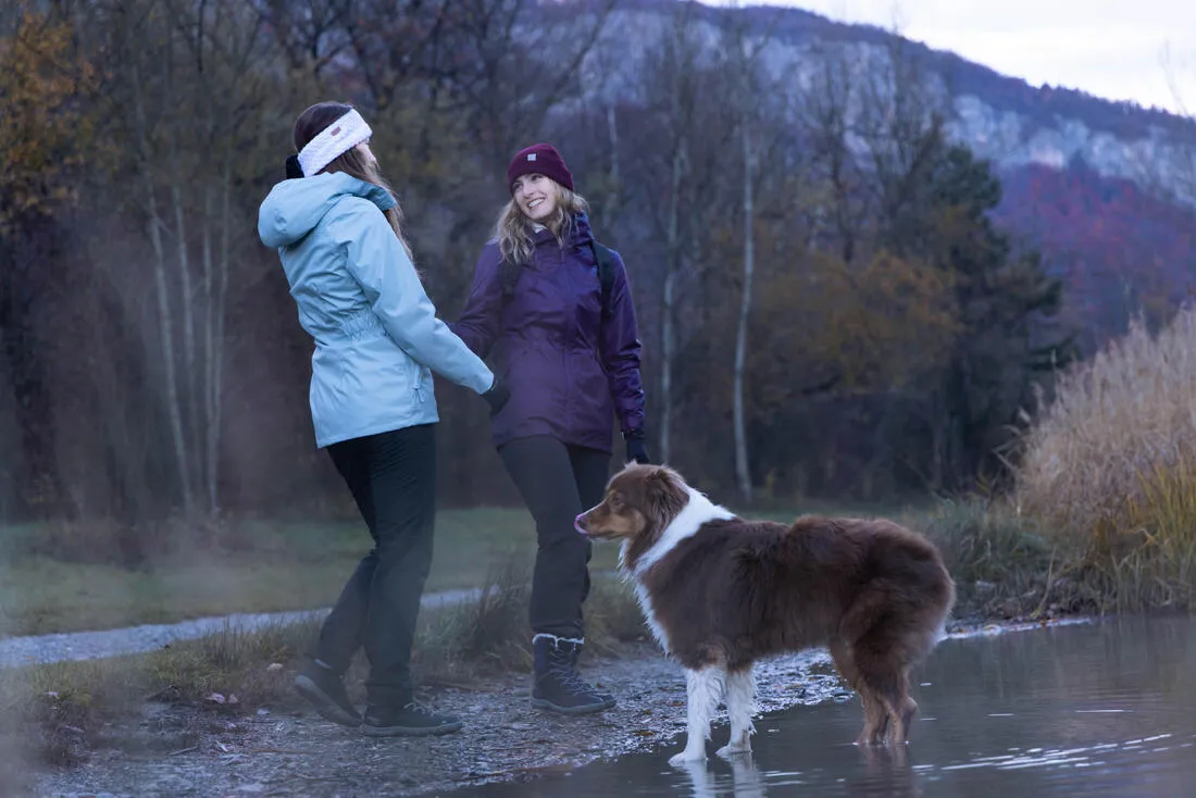 WOMEN'S HIKING WARM WATER-REPELLENT TROUSERS - SH100