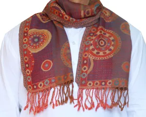 Wool Jamawar Neck Mens Scarf Gift India Clothes